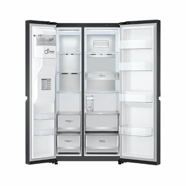 LG GC-J257SQRS Refrigerator, Side By Side - 635L by LG — view 3