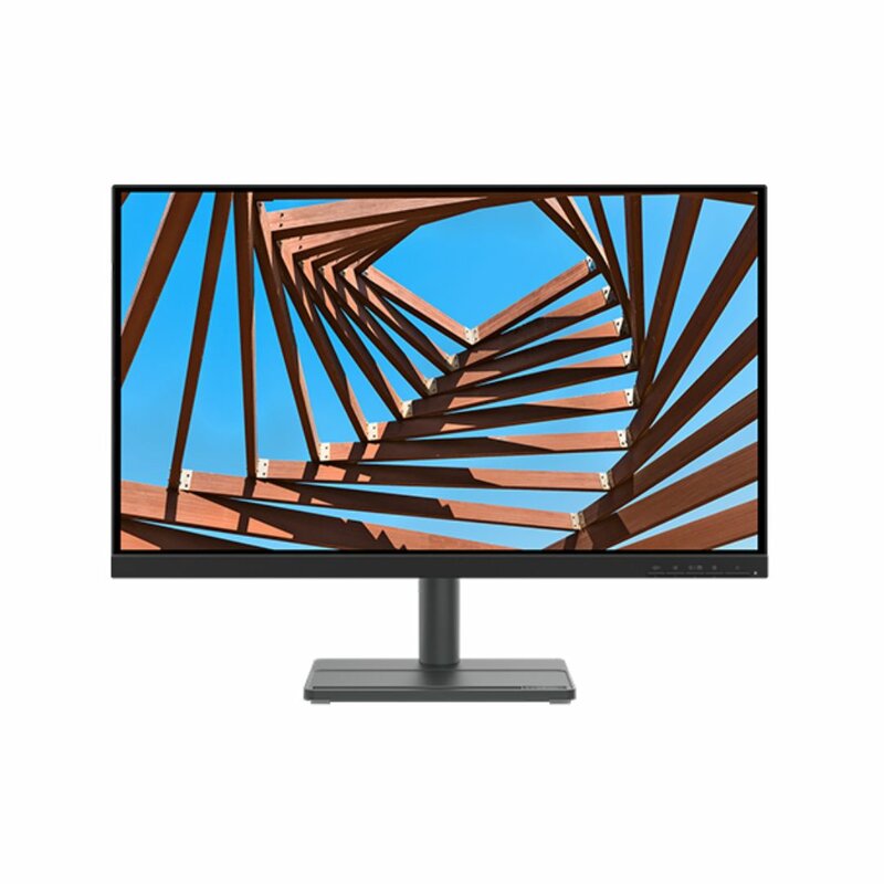 Lenovo L27e-30 27" FHD Monitor (IPS, 75Hz 4ms, HDMI VGA, FreeSync, Phone Holder, Tilt) by Lenovo