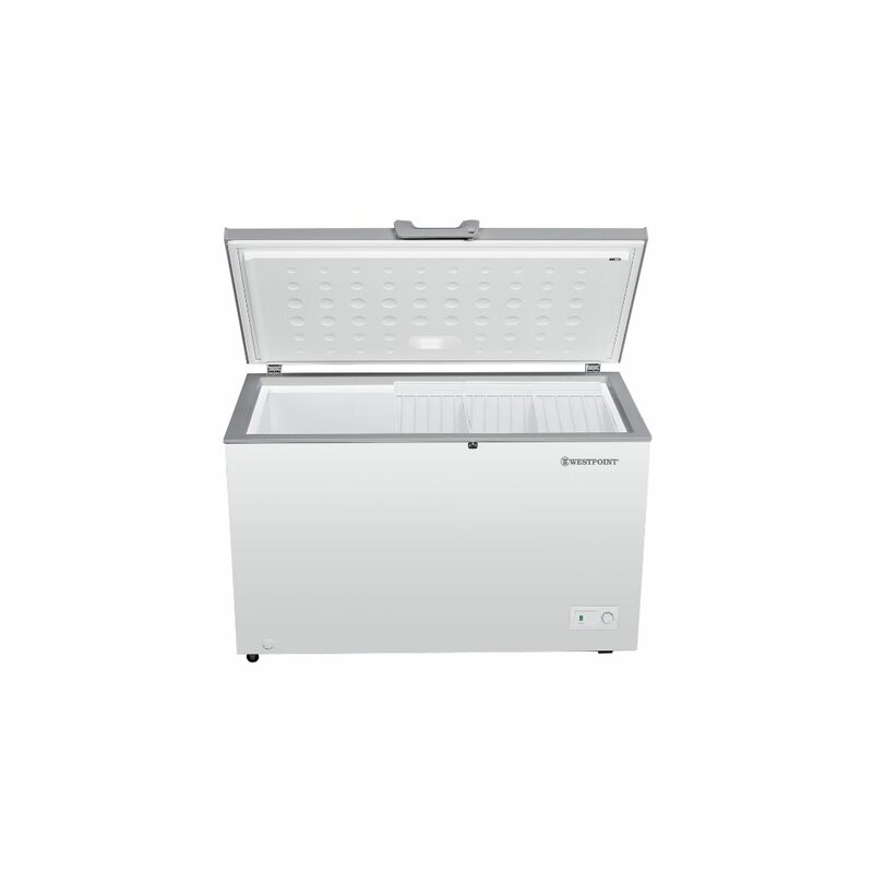 Westpoint WBON-4519 Chest Freezers, 380L - White & Grey by Other — view 2