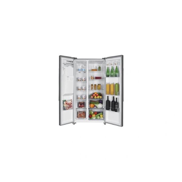 Von VRZ-520NVAK Side By Side Fridge, 513L Inverter, Dark Inox - Black by Other — view 3