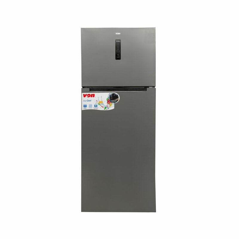 Von VART-56NHS Fridge, Top Mount Freezer, 425L - Silver by Other