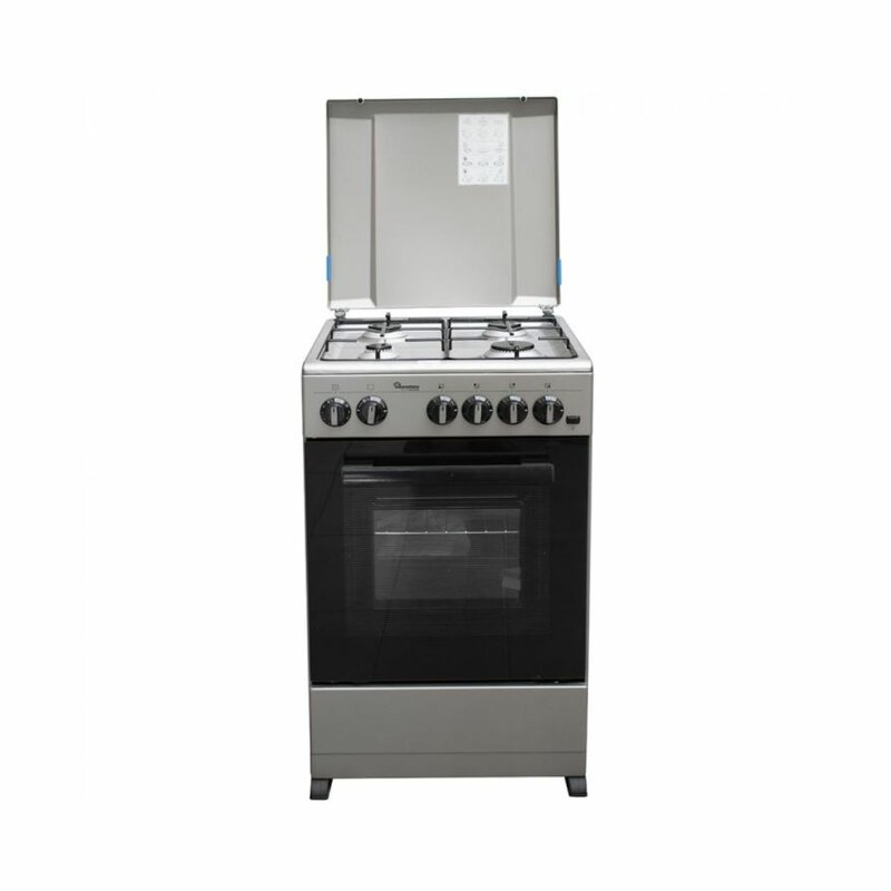 RAMTONS 4 GAS 50X50 ALL GAS COOKER SILVER - RF/356 by Ramtons