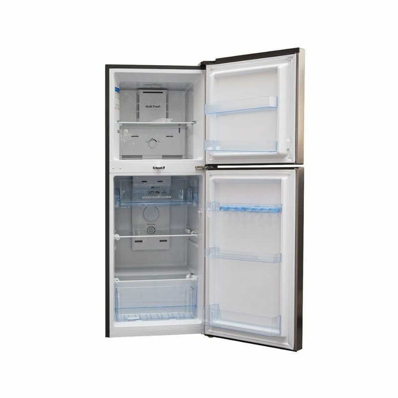 RAMTONS 196 LITRES DOUBLE DOOR NO FROST FRIDGE, SILVER- RF/239 by Ramtons — view 2