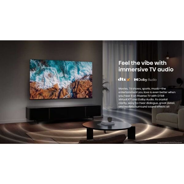 Hisense 85A6Q 85-inch 4K Smart TV – VIDAA OS, LED Panel, 500 Nits Brightness, HDR10  85A6Q by Hisense — view 2