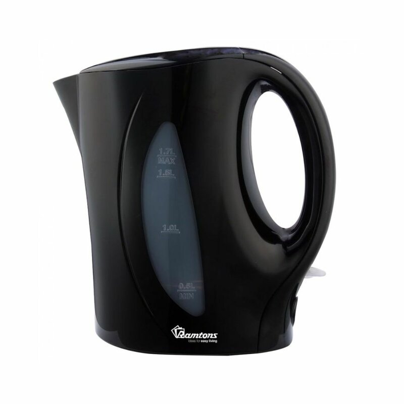 RAMTONS RM/594 CORDED ELECTRIC KETTLE 1.7 LITRES BLACK by Ramtons
