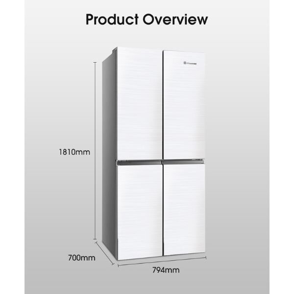 Hisense 4-Door Fridge 470L REF470DR by Hisense — view 3