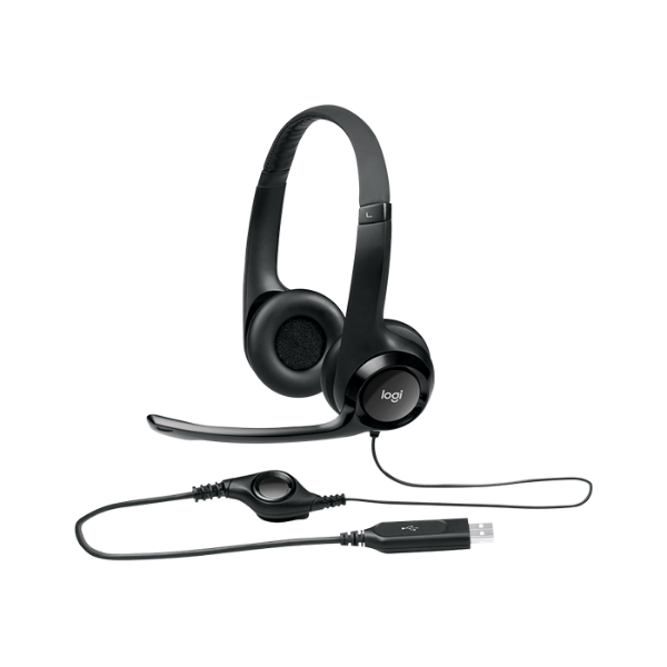Logitech H340 USB COMPUTER HEADSET With Enhanced Digital Audio And In-Line Controls by Logitech — view 3