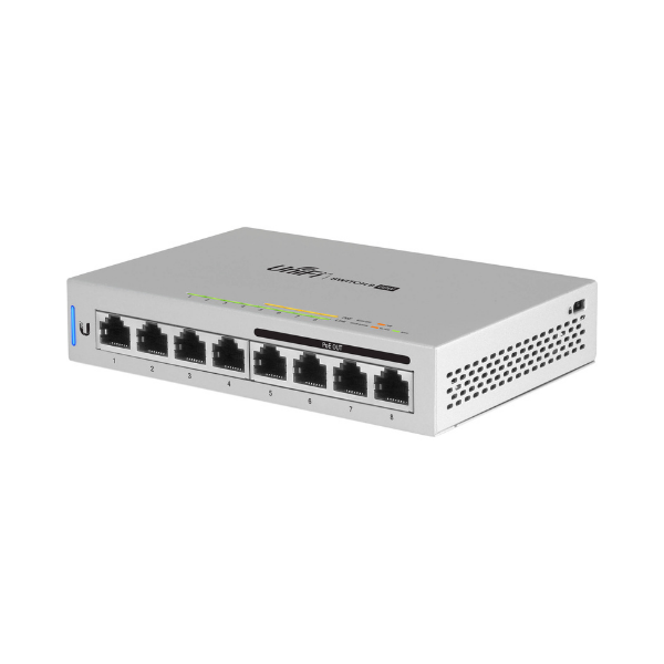 UniFi Managed 8-Port Gigabit Ethernet PoE Switch 60W by Ubiquiti