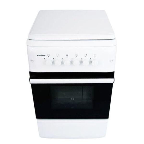 BGC 5040NW Cooker – 4-Burner Gas Stove, White, Durable Design by Other