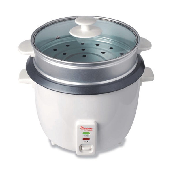 Ramtons Rice Cooker + Steamer 2.8L White RM/290 by Other