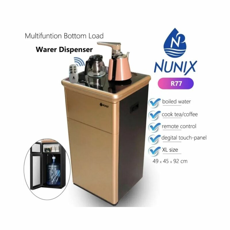 Nunix Bottom Load Hot And Normal Remote Controlled Water Dispenser R77 by Nunix — view 3