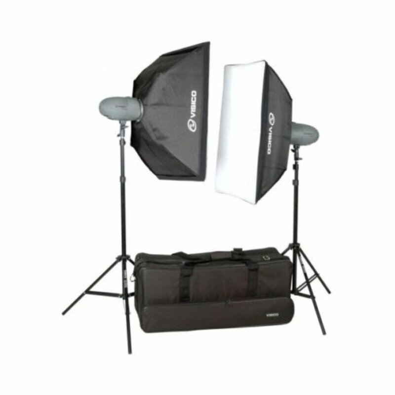 Visico Studio Flash VL 200 PLUS Softbox Kit by Visico