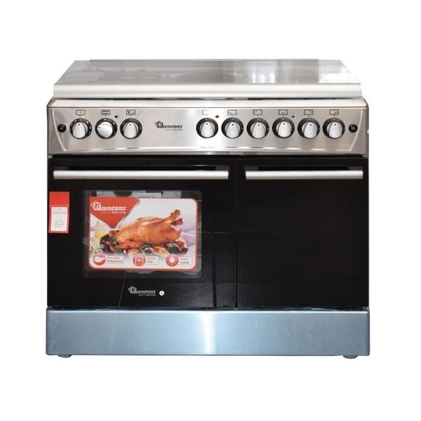 Ramtons 4G+2E 90X60 STAINLESS STEEL COOKER- RF/493 by Ramtons — view 4