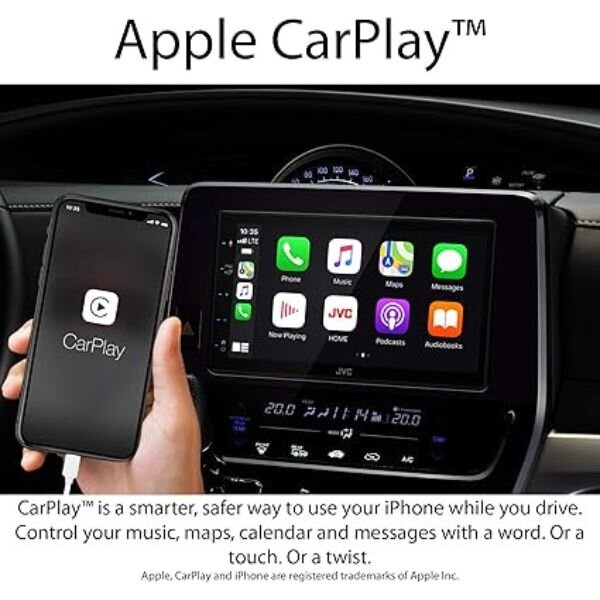 JVC KW-M560BT – 6.8 Inch Touchscreen, Bluetooth, Android Auto & Apple CarPlay by Sony