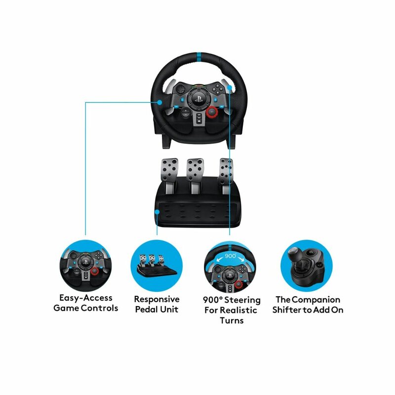 Logitech G29 Driving Force Racing Wheel -PS5/PS4/PC by Logitech — view 4