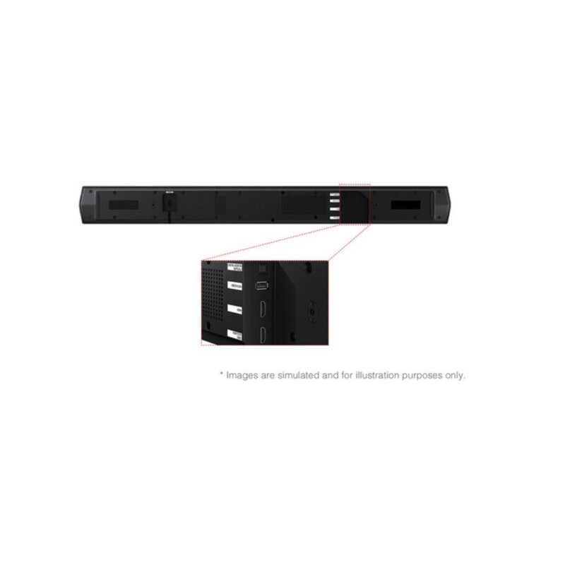 Samsung HW-B750F 5.1-Channel 400 Watts Soundbar System With Wireless Subwoofer by Samsung — view 4