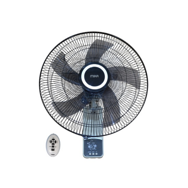 MIKA Smart Wall Fan18 Inch With Remote -  Grey & Black MFW183RGB by FANS