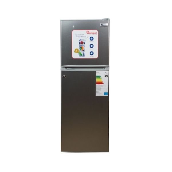 Ramtons 128 LITERS 2 DOOR DIRECT COOL FRIDGE, TITAN STEEL- RF/177 by Ramtons