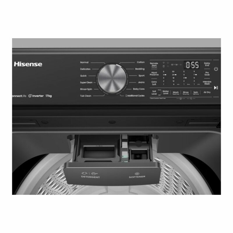 Hisense Washing Machine 17KG Top Load Automatic WT3T1723UT by Hisense — view 5