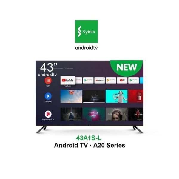 Syinix  43 Inch Android Full HD Smart TV A20 Series 43A1S-L by Syinix