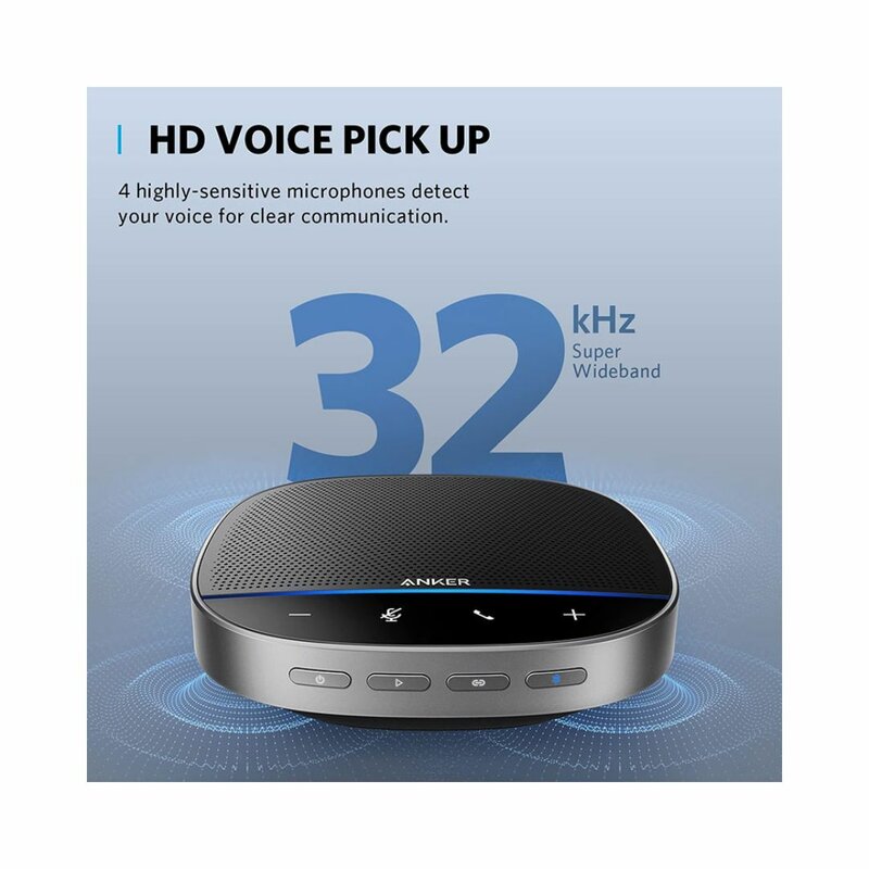 Anker PowerConf S500 Speakerphone With VoiceRadar™ Noise Cancellation, USB-C & Bluetooth – Model A3305 by Anker — view 3