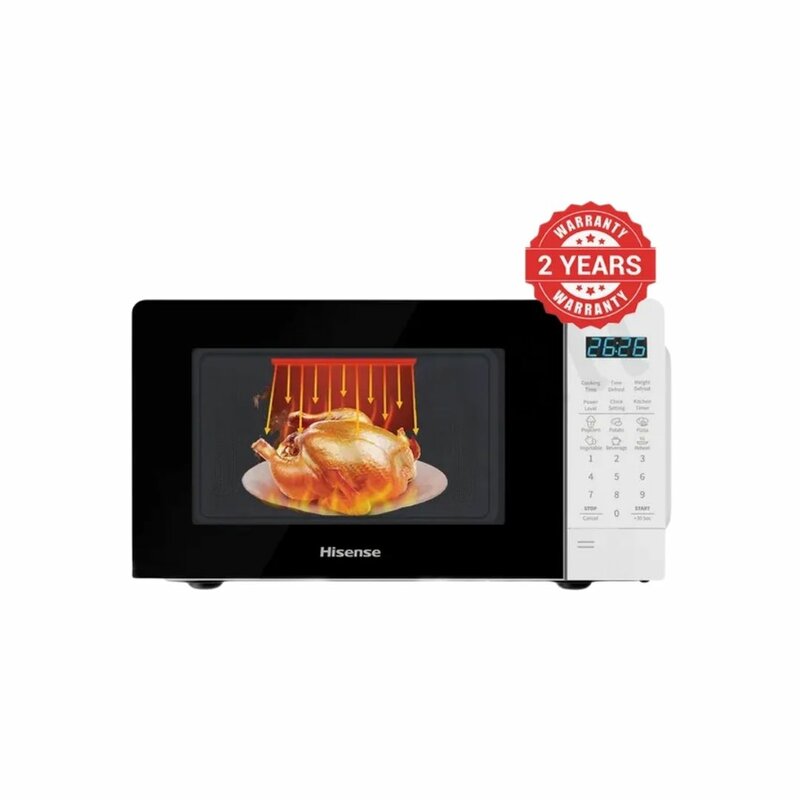 Hisense Microwave Oven H20MOMWS11 700W 20L Digital Microwave (white) by Hisense