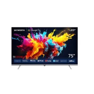 Skyworth 75 Inch 4K UHD QLED Google TV – HDR, Dolby Audio, 75Q6500H