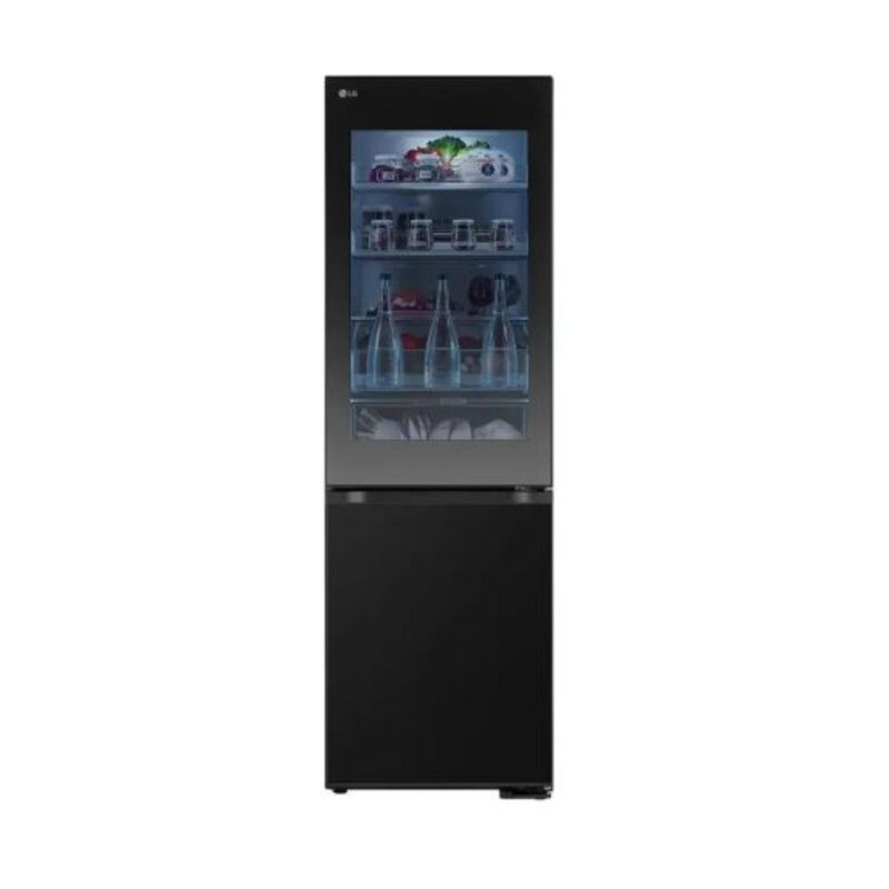 LG GC-V459FSKW 349L Bottom Freezer Refrigerator – Smart ThinQ, Smart Inverter Compressor by LG
