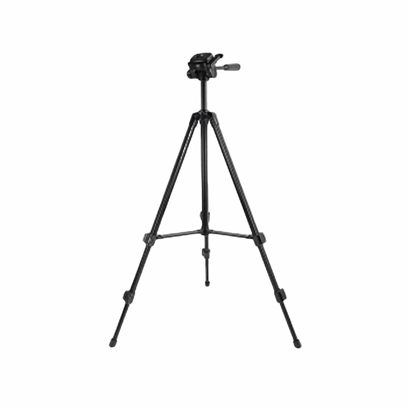 GoSmart Professional Foldable 3 Way Pan Head Camera Tripod 4.4 Ft With Bag - TR450CS by Other — view 2