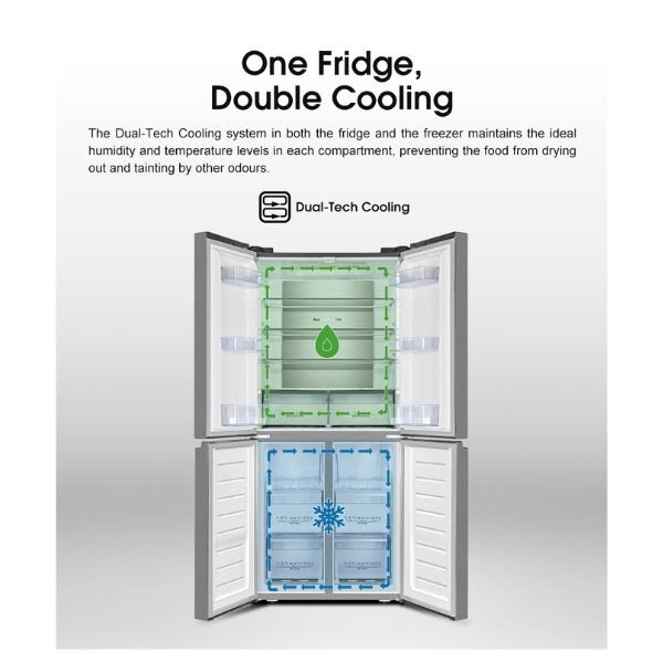 Hisense 4-Door Fridge 470L REF470DR by Hisense — view 2