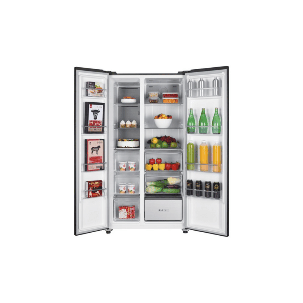 MIKA 595L Side By Side No Frost Fridge MRNF2DW595XLBV by Mika — view 2
