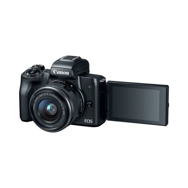 Canon EOS M50 Mirrorless  With EF-M 15-45mm Lens by Canon — view 2