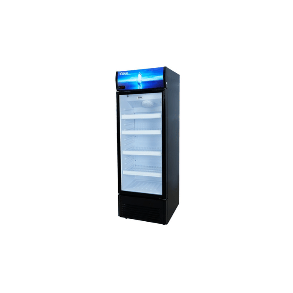 MIKA MSFU1801BL Showcase Chiller: 180L, Single Door, Black by Mika — view 2