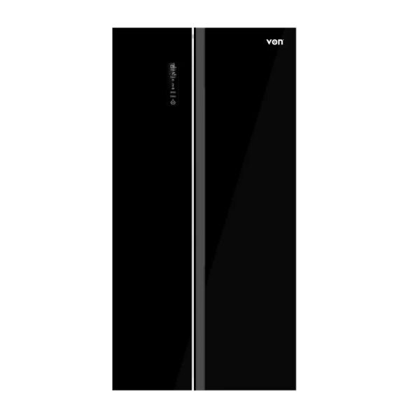 Von VARZ-20NHK Side By Side Fridge, 442L - Black by Other — view 3