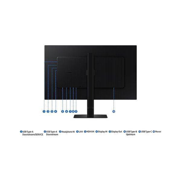 Samsung 27" ViewFinity S6 QHD Monitor, USB-C 90W Charging, IPS Display, Height Adjustable Stand – S60UD by Samsung — view 3