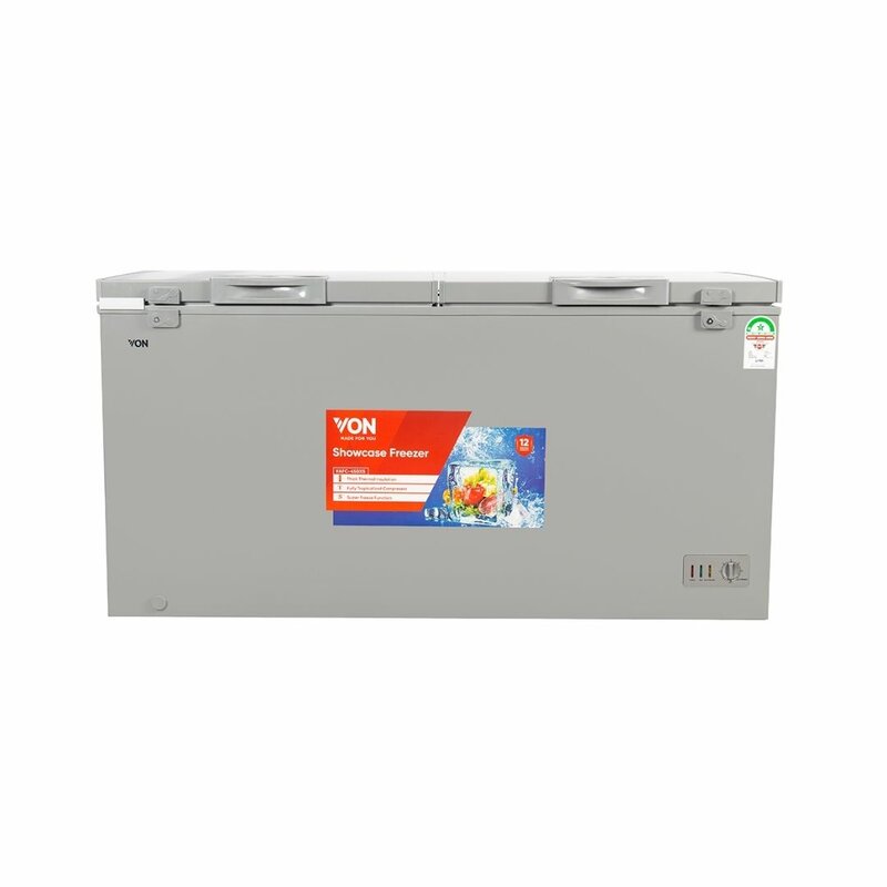 Von VAFC-35DXS Chest Freezers, 342L - Grey by Other — view 2