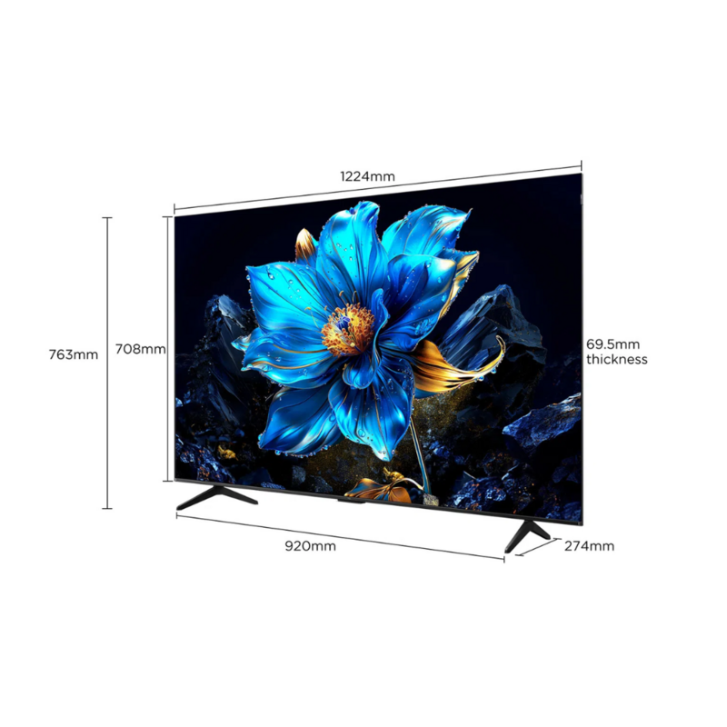 TCL 55 Inch QLED 4K Smart TV With Dolby Atmos And Google TV - 55T6D (2026 Model) by TCL — view 2