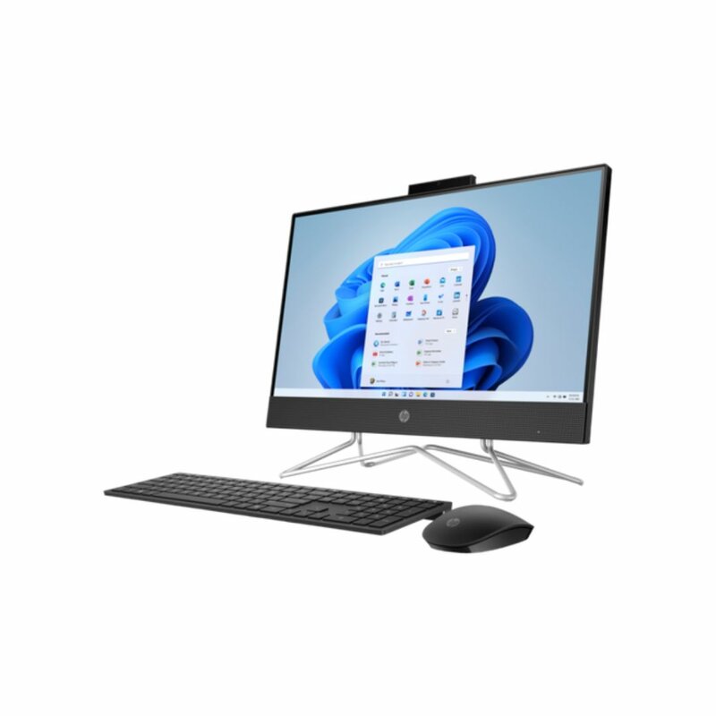 HP ALL-IN-ONE 22-DD1063NH PC, CORE I5 1135G7, 4GB, 1TB HDD, WINDOWS 11 HOME, 21.5″ FHD, USB KEYBOARD AND MOUSE, JET BLACK – 6X1M8EA by HP — view 2