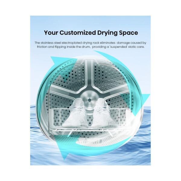 Hisense 9kg Front Load Heat Pump Dryer Kenya - DHQA902UT | Smart Dryer With WiFi | Kausha Nguo Rain Or Shine! by Hisense — view 3