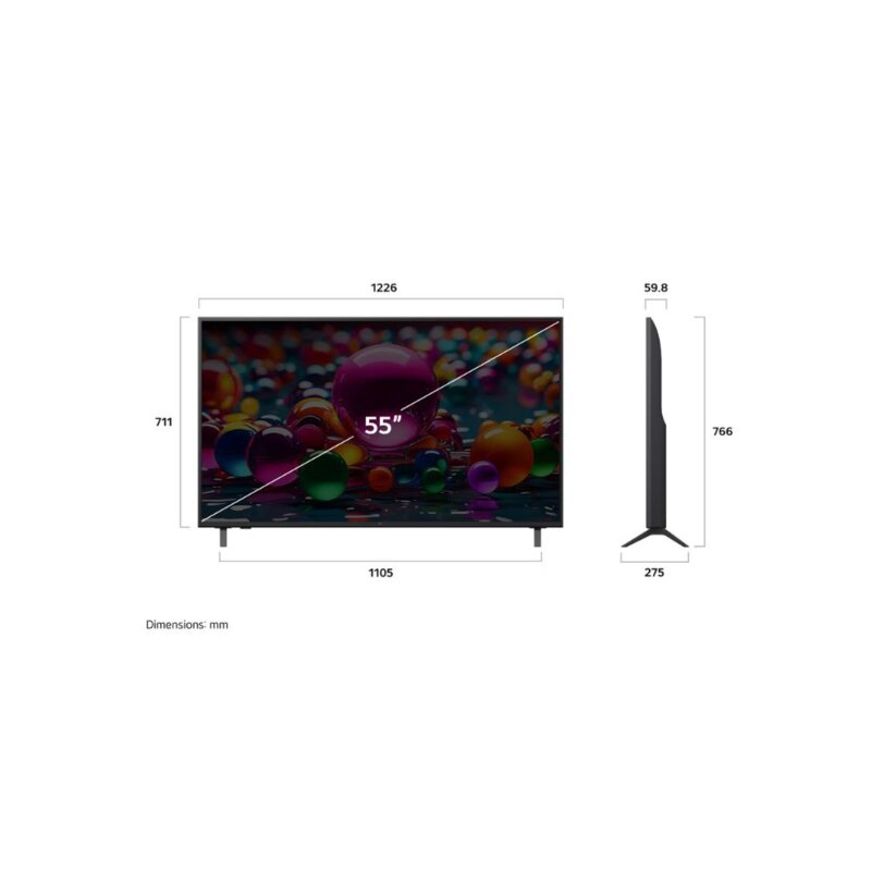 LG 55UA80006 55 Inch 4K UHD Smart TV With WebOS 25 by LG — view 2