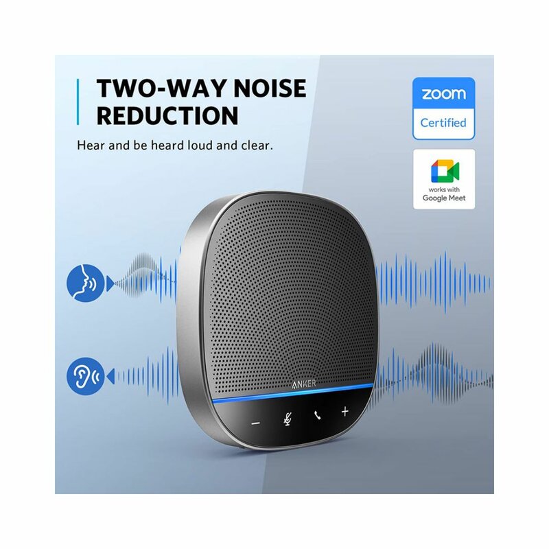 Anker PowerConf S500 Speakerphone With VoiceRadar™ Noise Cancellation, USB-C & Bluetooth – Model A3305 by Anker — view 2