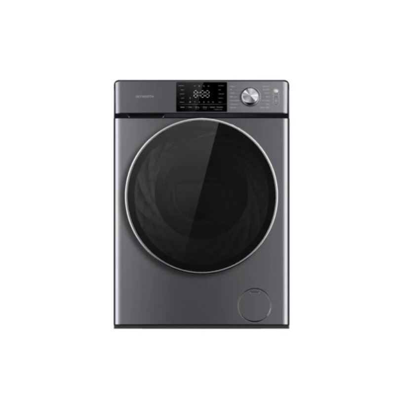 Skyworth 12KG Washer And 8KG Dryer Front Load Washing Machine - Automatic, LED Display, Smart Load Detect, F12446GDY by Other