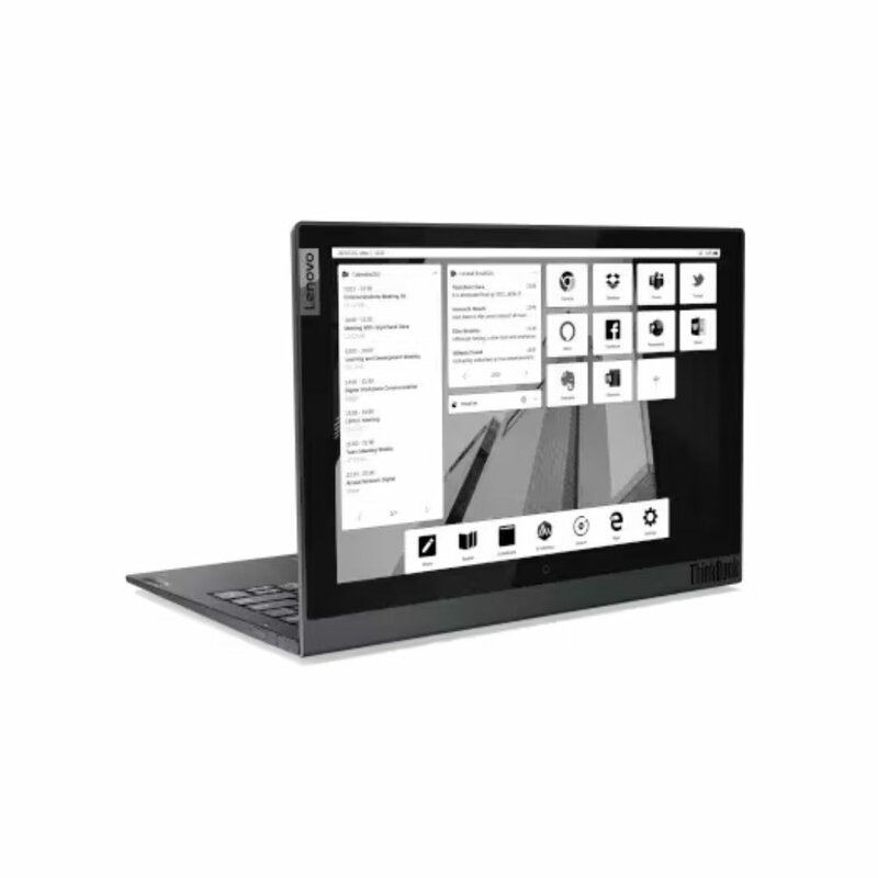 Lenovo ThinkBook Plus G2 ITG, Intel Core I7 1160G7, 16GB RAM, 1TB SSD, Windows 11 Pro, 13.3″ WQXGA Touch Screen + 12″ WQXGA E Ink Touch Screen – 20WH0015UE by Lenovo