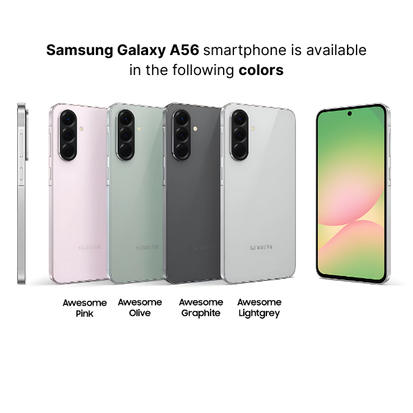 Samsung Galaxy A56 5G, [8GB RAM 128GB] , [8GB RAM 256GB], [12GB RAM 256GB] Dual SIM by Samsung — view 3