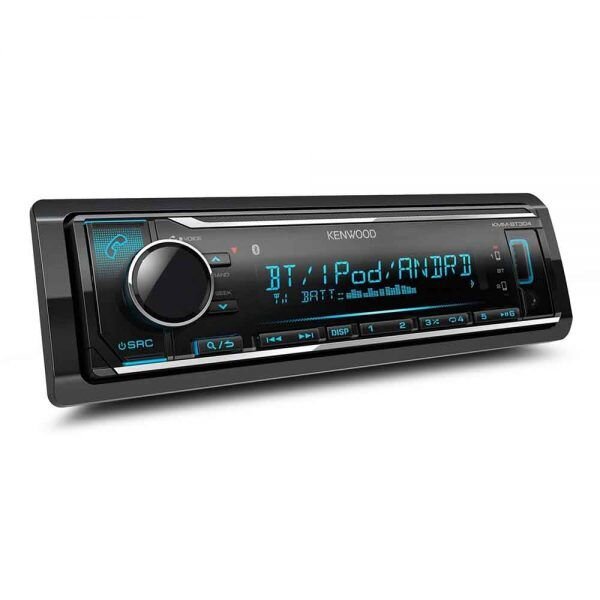Kenwood KMM-BT408 - 1-DIN Car Stereo, Bluetooth, USB Media Playback by Kenwood — view 2