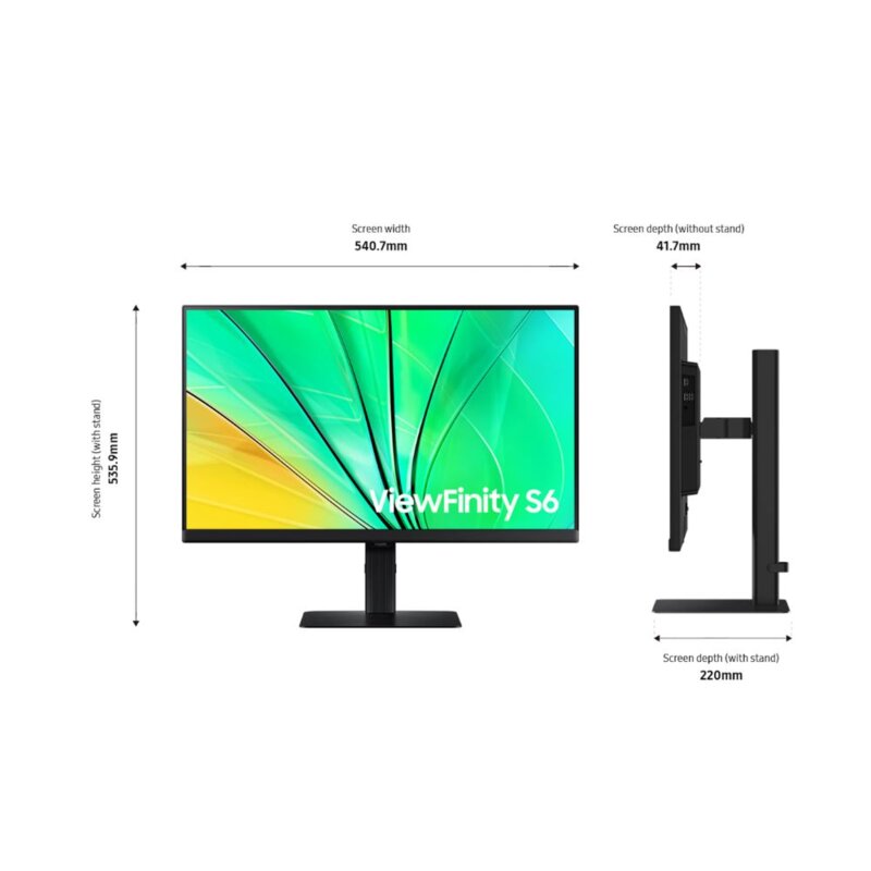 Samsung LS24D606EAMXUE 24-Inch QHD 100Hz Monitor by Samsung — view 2