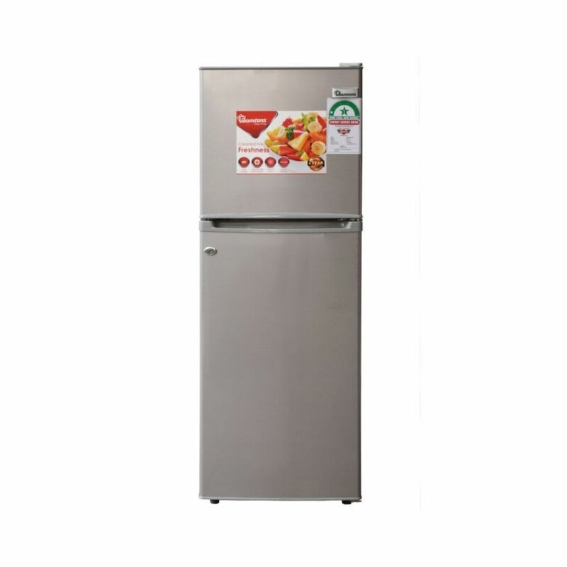 RAMTONS 128 LITERS 2 DOOR DIRECT COOL FRIDGE, SILVER- RF/173 by Ramtons