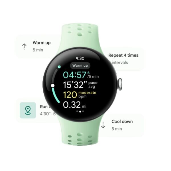 Google Pixel Watch 3 41mm – AMOLED Display, 24hr Battery by Google — view 6