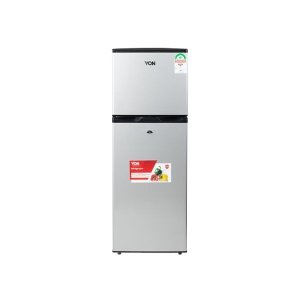Von VART-19DHY Double Door Fridge 138L - Silver