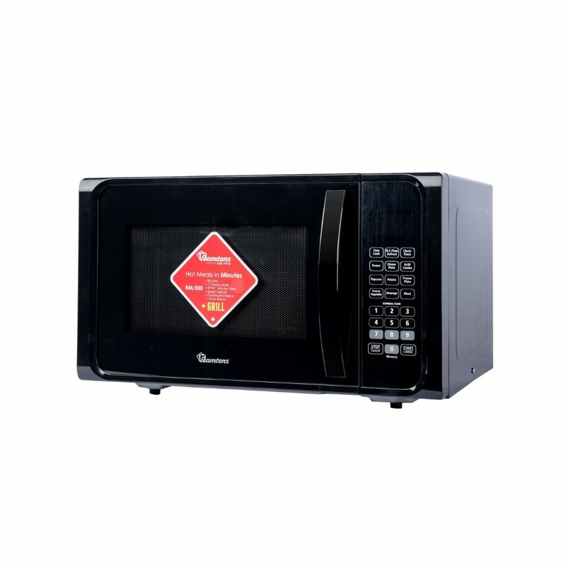 RAMTONS 23 LITRES MICROWAVE+GRILL BLACK- RM/550 by Ramtons — view 4